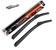 Двірники Trico для Fiat 500 (EU) от 2007- р.в 600/350 мм. Комплект щіток склоочисника ExactFit безкаркасні 2 шт. передні