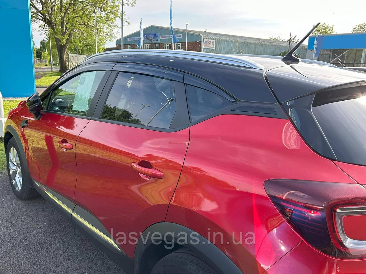 Дефлектори вікон (вітровики) Renault CAPTUR 2019- 6шт. (Autoclover/Южная Корея), фото 1