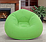 Надувне крісло Inflatable Sofa SB-1KR кругле для відпочинку на природі та дому 110x110x85 см, фото 7