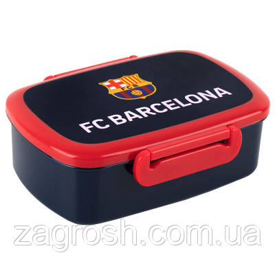 Promo Ціна! Ланч-бокс дитячий Kite FC Barcelona з наповненням, 750 мл (BC25-163) - тільки на ZaGrosh.com.ua