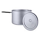 Набір титанового посуду туристичний казанок 2800 мл і сковорода з титану 1100 мл Lixada CKW-2800, фото 9