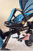 Дитячий велосипед-коляска з батьківською ручкою Baby Tricycle KBQ-6170 поворотне сидіння, світло, музика, 2 кольори, фото 8