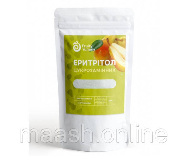 Еритритол цукрозамінник природній Fruity Yummy, 200 г