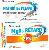 Витамины Zest MgB6 Ретард 30 таблеток (000000924)