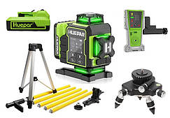 Лазерний рівень Huepar W04CG комплект №7