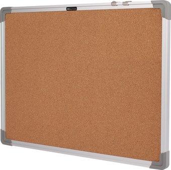 Дошка пробкова Deli 39052Е, рама алюм, пласт кути, 45*60 см