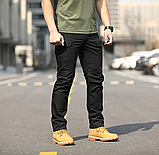 Штани польовийні Hunter Pro чорні з анатомічним кроєм і боковими кишенями ТМ, фото 2