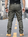 Штани Тактичні Ranger кольору олива з водовідштовхувальною тканиною та анатомічним кроєм ТМ, фото 2