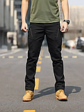 Тактичні штани Ranger Black з водовідштовхувальним покриттям та блискавками ТМ, фото 5