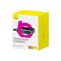 Автомобільний пуско-зарядний пристрій Baseus Super Energy Ultra Jump Starter 3000A Cluster Black, фото 3