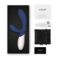 Масажер простати LELO Loki Wave 2 Base Blue, 2 мотора, що вабить рух + вібрація, фото 3