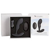 Вібромасажер простати S Pleasures Premium Cozy, чорний, із рельєфною головкою, 10 режимів, фото 4