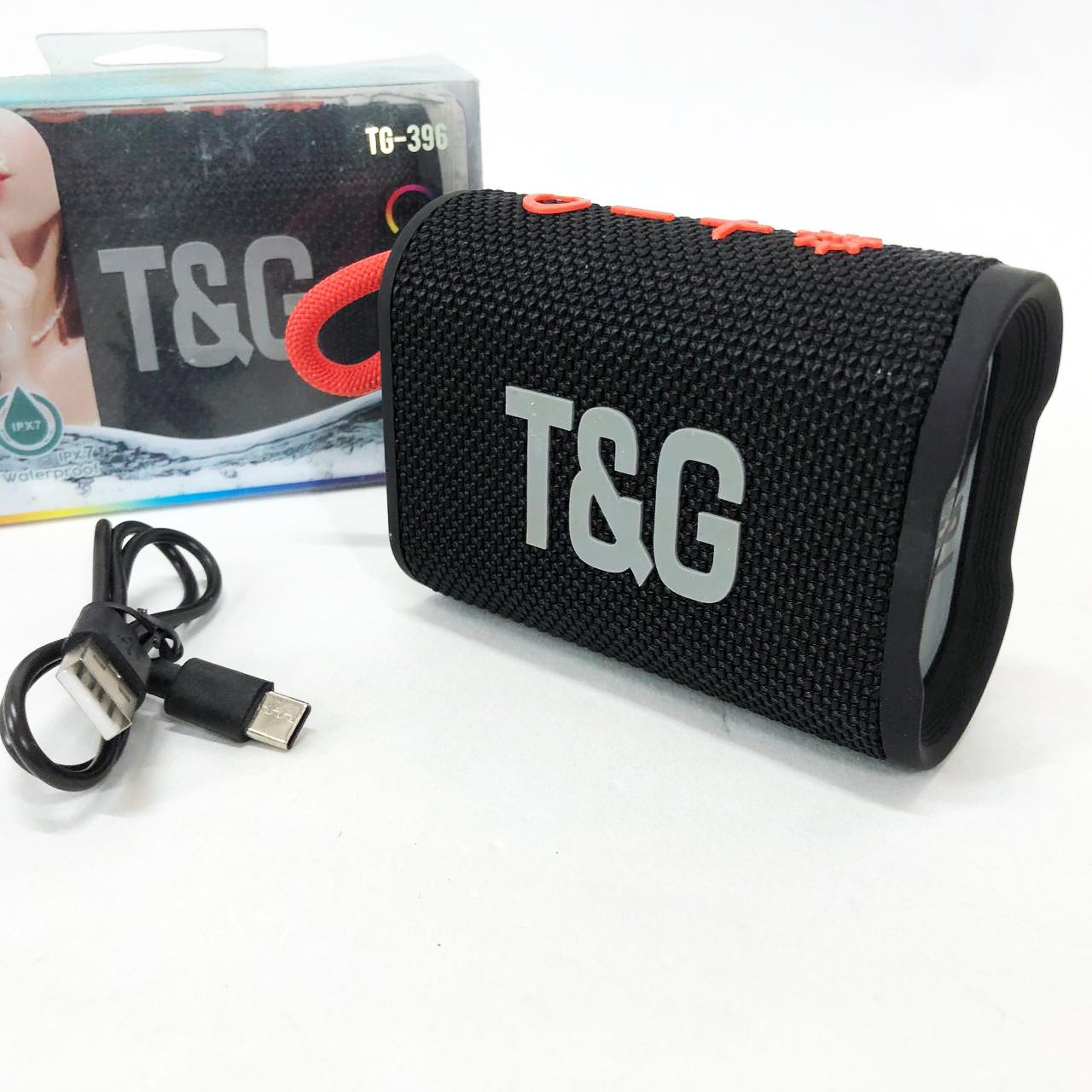 Колонка з акумулятором TG396, Портативна колонка з Bluetooth, Переносні колонки, Потужна WE-186 колонка блютуз