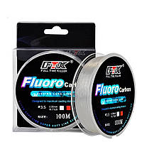 Флюрокарбон для повідців "100% Fluorocarbon" , діаметр 0.20 , довжина 100 метрів