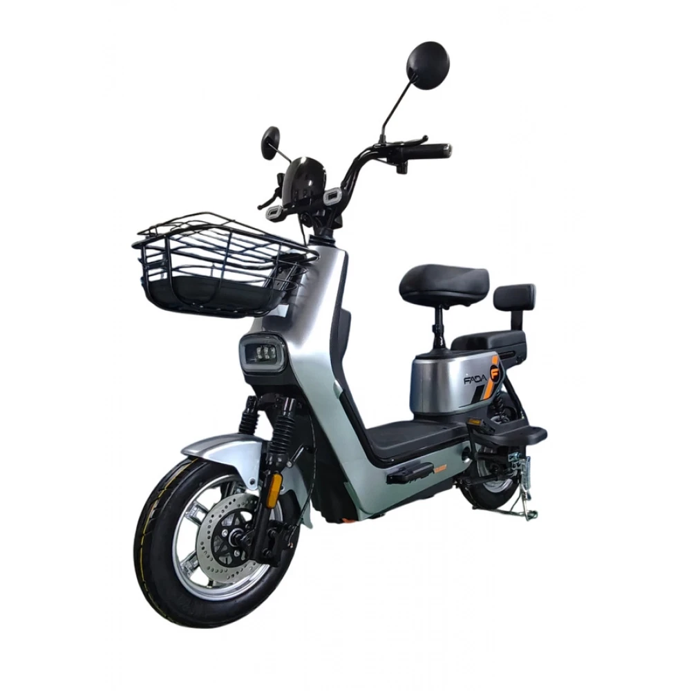 Електровелосипед FADA CLASSi 1000W Сріблястий, фото 1