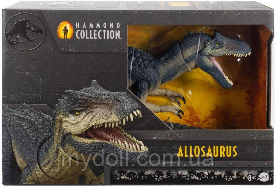 Динозавр Алозавр Світ Юрського Періоду Jurassic World Hammond Collection Allosaurus Dinosaur JCG13 Mattel Оригінал
