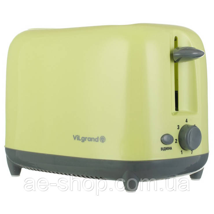 Тостер VILGRAND VT0722P. Колір: зелений