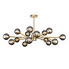 Стельова люстра 7529806-15 BRZ+BK, фото 2