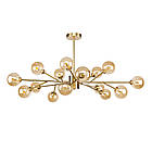 Сучасна люстра 7529806-15 BRZ+BR, фото 2