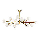 Сучасна люстра у бронзовому кольорі 7529806-15 BRZ+WH, фото 2