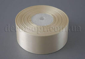 Стрічка атласна кремова 4,00 см 36ярд арт.08