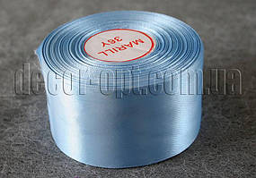 Стрічка атласна блакитна 4,00 см 36ярд 20