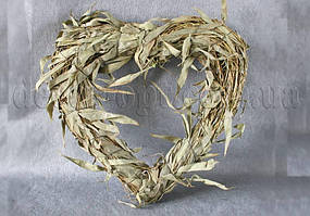 Рамка серця натур. 30 см