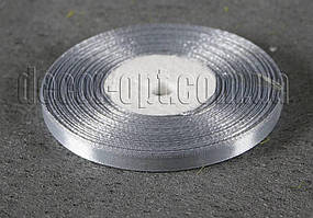 Стрічка атласна сіра 0,6 см 36ярд 59