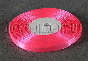 Стрічка атласна рожева 0,6 см 36ярд 05