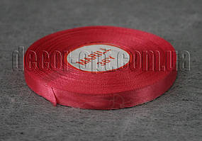 Стрічка атласна коралова 0,6 см 36ярд 65