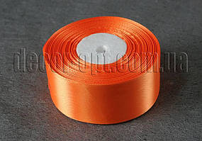 Стрічка атласна жовтогаряча 4,00 см 36ярд 151