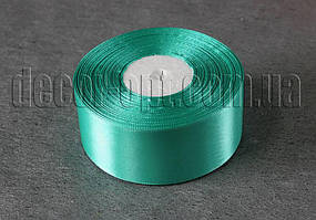 Стрічка атласна бірюзова 4,00 см 36ярд 54