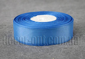 Стрічка репсова синя 2,5 см 25 ярд арт.36