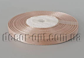 Стрічка атласна відтінок кавового 0,6 см 36ярд арт.#092