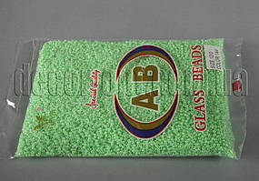 Бісер 144 салатовий непрозорий.жемч. 400 г