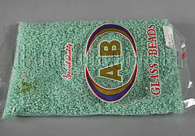 Бісер 154 м'ятний непрозорий.перли. 400 г