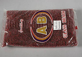 Бісер 6/805 відтінок бордовий прозр.матів. 400 г