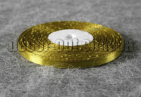 Стрічка атласна оливкова (176) 0,6 см 36ярд