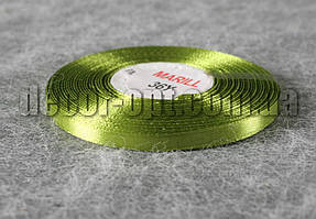 Стрічка атласна хакі (95) 0,6 см 36ярд