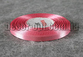 Стрічка атласна відтінок рожевого (82) 0,6 см 36ярд