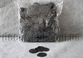 Фетрові заготовки-круги чорні 0,5 мм/4 см 1000 шт.