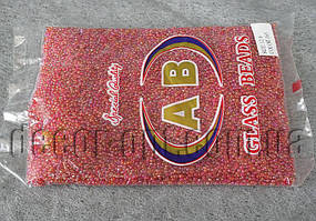 Бісер 165 червоний райдужний 400 г