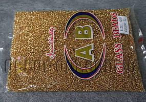 Бісер 22 пісочний прозр.блиск. 400 г