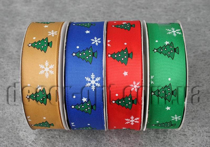 Стрічка репсова ялинки 2,5 см/25ярд