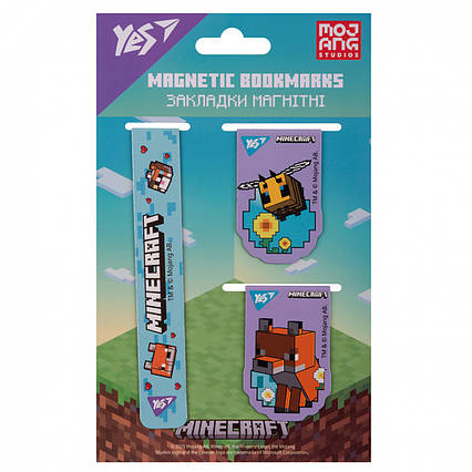 Закладки магнітні Yes Minecraft.Spring