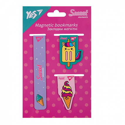 Закладки магнітні Yes Sweet Cream