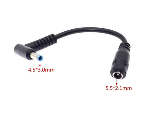 Для ноутбука HP 5.5 x 2.5mm to 4.5 X 3.0mm 19V 6.32A 100W