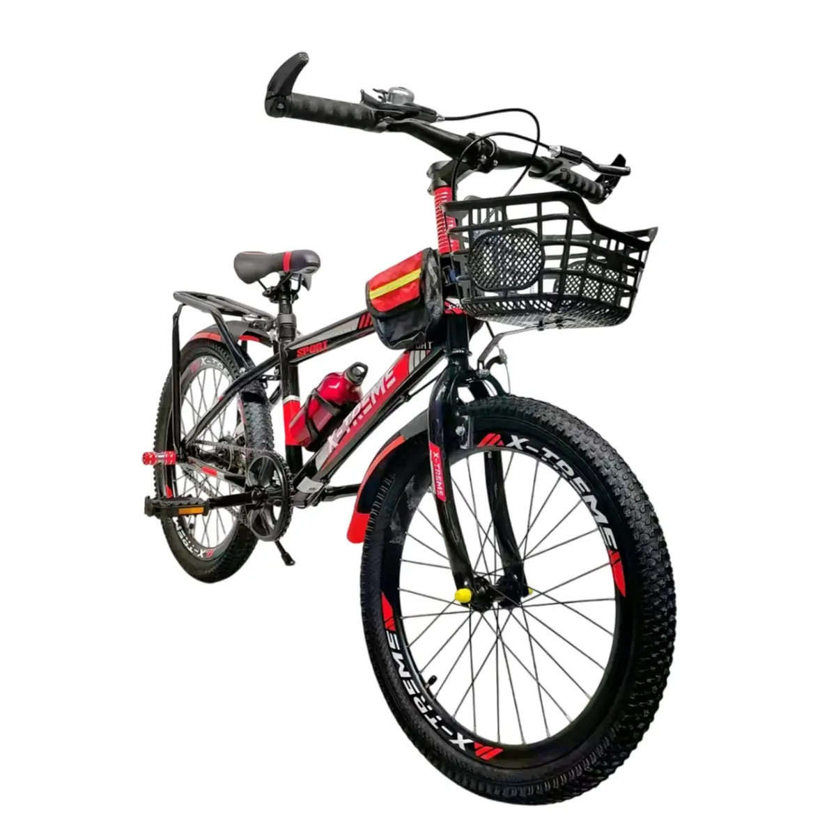 Дитячий велосипед X-Treme PRIME 25.20-01 чорно-червоний