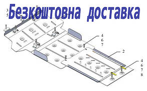 Захист двигуна GX 550 J250 (2023-) (Захист двигуна Лексус ГС 550) Кольчуга