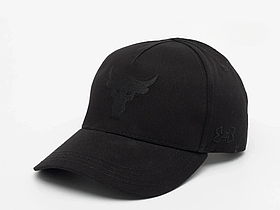 Стильна чорна унісекс бейсболка вишивкою UA